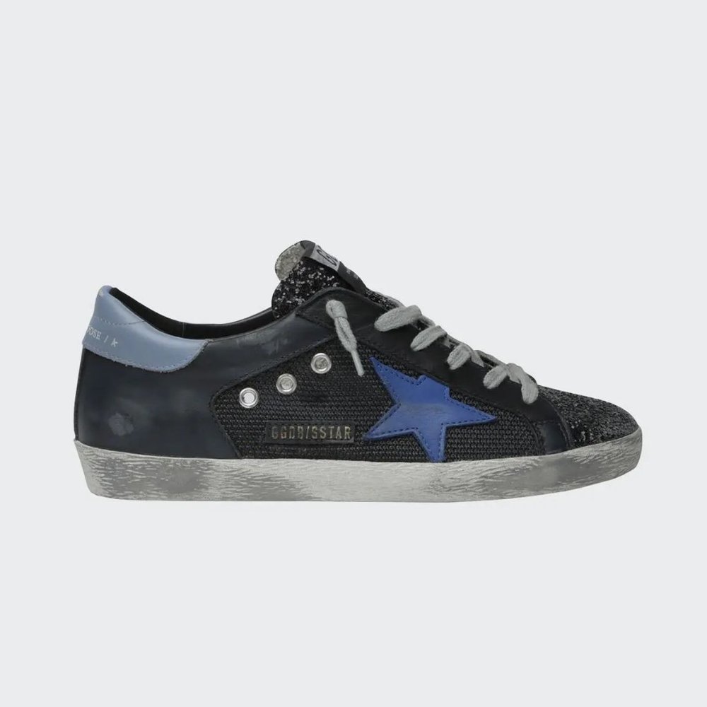 GOLDEN GOOSE Superstar Net Glitter Low-Top Sneaker